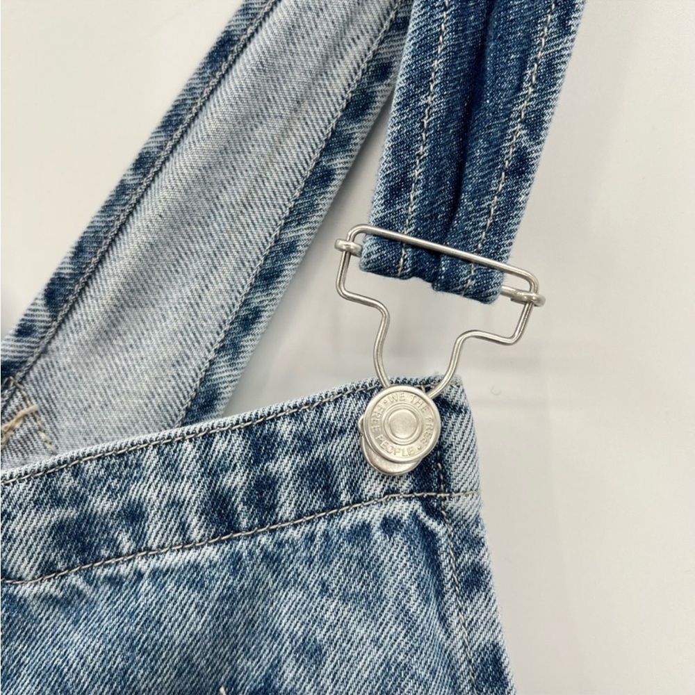 Free People Blue Denim Jeans Overalls - Picture 14 of 16